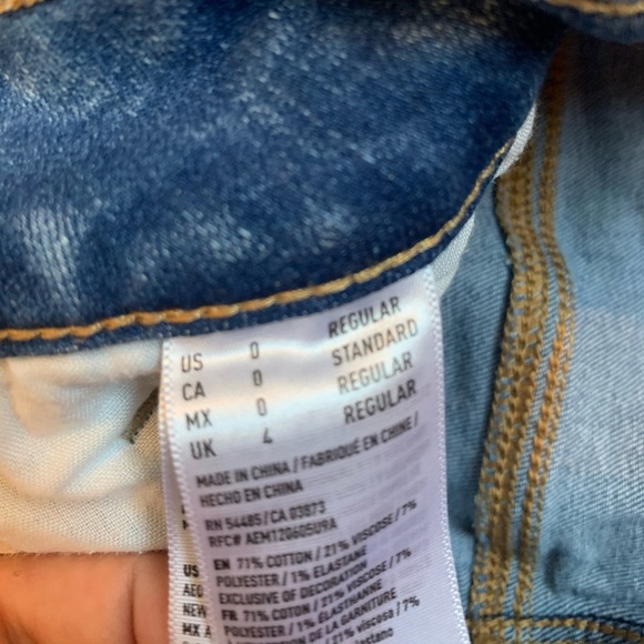 AMERICAN EAGLE denim ripped skirt - Picture 4 of 5